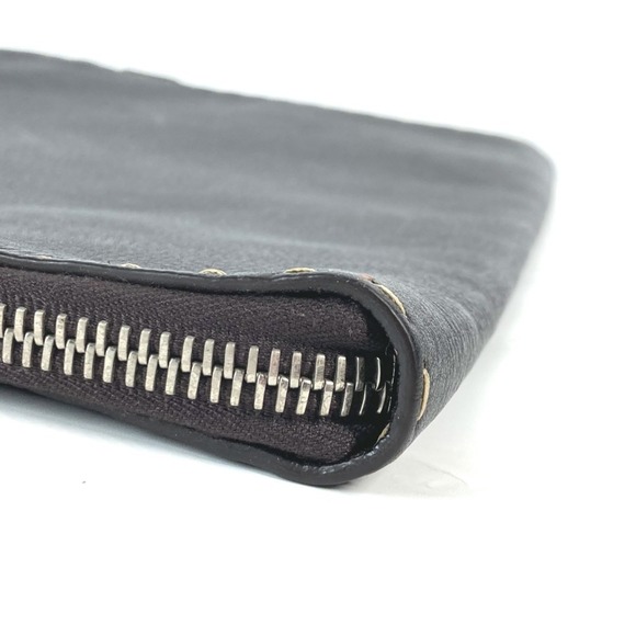 FENDI Selleria L-shaped clutch bag in leather for men, dark brown - Picture 6 of 11